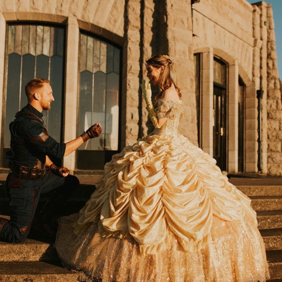 Belle Dress - Small - Lace up Back - Picture 8 of 16